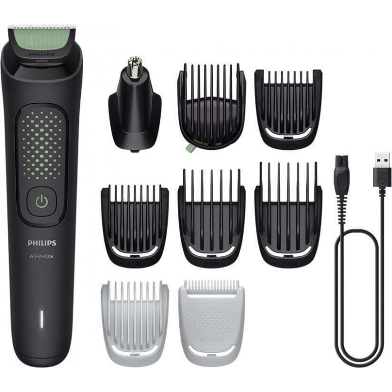 Philips Hair Trimmer Κουρευτική Μηχανή Ρεύματος Μαύρη MG3945